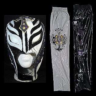 WWE Series 5 Rey Mysterio Kid Size Replica Black & White Mask  Toys 