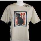 SweetPea Ladies Fourth Of July American Flag Cat T Shirt Large