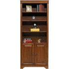 Wilshire Furniture 32 Wide Solid Wood Bookcase with Doors by Wilshire 