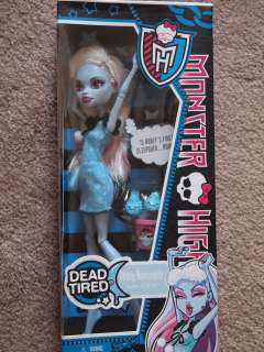 NEW MONSTER HIGH DEAD TIRED ABBY BOMINABLE DAUGHTER OF THE YETI NIB 