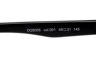 DSQUARED DQ 5005 001 S.49 RX GLASSES BLACK PLASTIC AUTH  