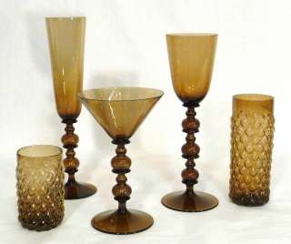 Kim Seybert   Bubble Glassware, Taupe  