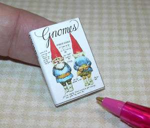 Miniature Gnomes Book, 1/12 Scale: DOLLHOUSE Miniatures  