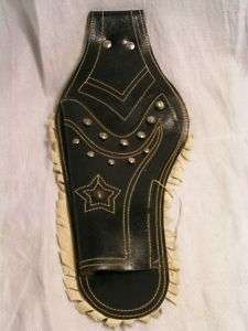Antique, Vintage Leather Gun Holster with Studs  