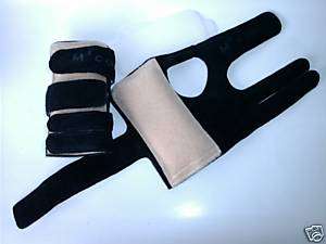 Leather Wrist Support Wrist Guards ( Black )  