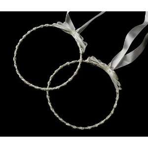  Greek Style White Ribbon Streamers Headpiece Jewelry