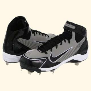   Air HUARACHE LWP90 Baseball Metal Cleats Shoes black white blue silver