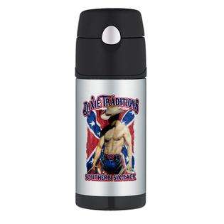 Artsmith Inc Thermos Travel Water Bottle Dixie Traditions Southern Six 