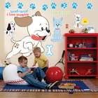 Party Destination I Love Puppies Giant Wall Decals