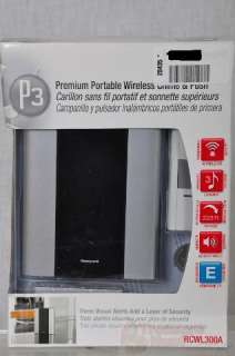 Honeywell RCWL300A1006 Premium Portable Wireless Door Chime & Push 