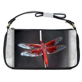 Carsons Collectibles Shoulder Clutch Purse Handbag of Flame Dragonfly 
