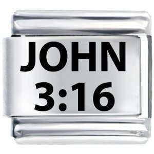  Buddhist Bracelet John 3:16 Religious Italian Charms 
