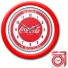 Coca Cola Coca Cola Clock with White Neon   1950s Style   12 Inch