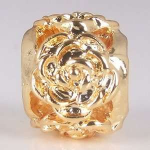  Pandora style bead silver and gold plating: Home & Kitchen