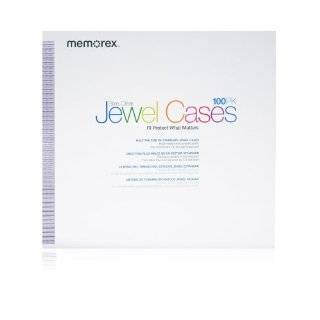 Memorex 32021992 Slim CD/DVD 5mm 100 Pack Jewel Cases