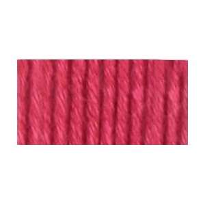  Red Heart Eco Ways Bamboo Wool Yarn Lipstick E754 3775; 3 