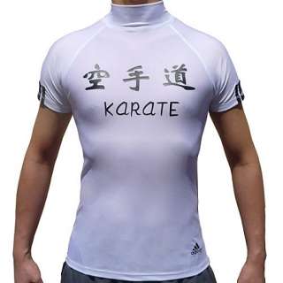 Adidas Karate Lycra Rashguard T Shirt  