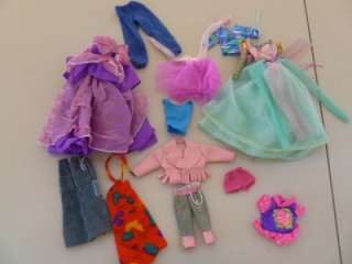 NICE CLEAN LOT 184 PC BARBIE & KELLY DOLLS CLOTHING & A VARIETY OF 
