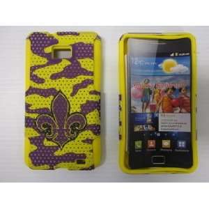   De Lis Saints w/Yellow Inner Galaxy S2 Cell Phones & Accessories