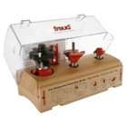 Freud 98 318 5 Piece French Door Router Bit Set   Divided Lite   Ogee 