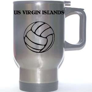    Volleyball Stainless Steel Mug   US Virgin Islands 