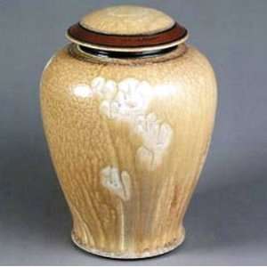 Sand Flower Ceramic urn 