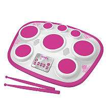   SMI 1332 8 Pad Drum Set   Pink   Singing Machine   