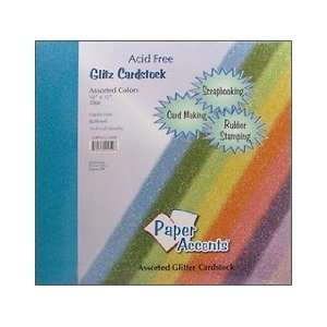   Cardstock Variety Pack 12x 12 Assorted Glitz 10pc