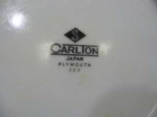 carlton ware bowl pair japan plymouth 303 S china soup  