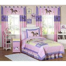 JoJo Designs Pretty Pony Collection Childrens Bedding   4 Piece Twin 