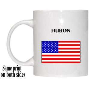 US Flag   Huron, South Dakota (SD) Mug 