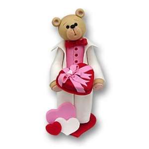 Belly Bear Sweetheart Boy Figurine for Valentines Day  