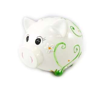  Piggy bank Sacré Cochon white.