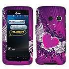 for sprint lg ln510 rumor touch purpl heart wing 2d