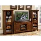 Home Styles 3pc Entertainment Center Rustic Style in Cherry Finish