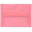   Pink Translucent Vellum (see through) Envelope   25 envelopes per pack