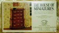 House of Miniature Chippendale Chest on Chest 1750 1790  