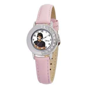  Disney Kids D656S410 Joe Jonas Pink Leather Strap Watch 