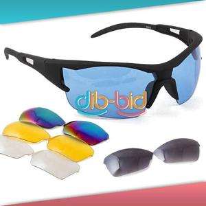 Bicycle Bike Sport Cycling Safety Glasses Goggle 5 Lens  