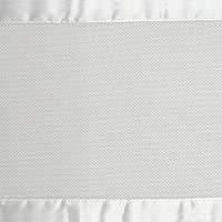 BreathableBaby Breathable Safer Bumper   Fits Slatted Cribs   White 