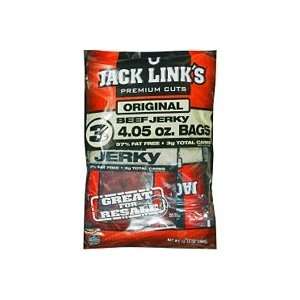 Jack Links Beef Jerky, Original, 4.05 oz, 4 Count (Pack of 3)