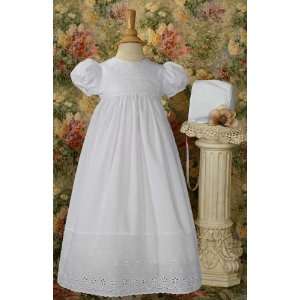  girls christening gown with lace border: Home & Kitchen