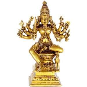  Ashtabhuja Devi Durga   Brass Sculpture