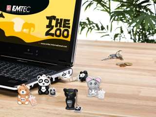 The EMTEC Animal USB Flash Drive Series: Charming rubber animals that 