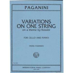  Paganini Niccolo Variations on One String on Theme by 