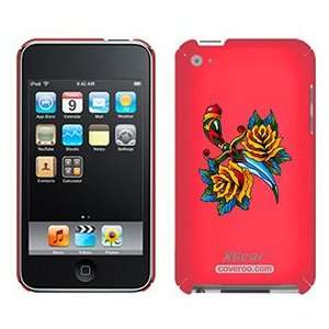  Dagger with Flowers on iPod Touch 4G XGear Shell Case 
