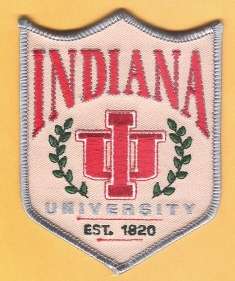 OLD LARGE CLASSIC PATCH UNIV INDIANA Hoosiers UNUSED  