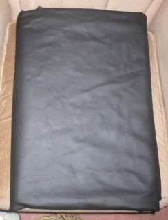 Leather Hide Hides Auto Upholstery Fabric 56 Black over Red Reverse (Y 