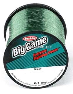Berkley Trilene Big Game 1/4 spool GREEN Brand New  