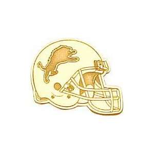 14K Gold NFL Detroit Lions Football Helmet Tie Tac:  Sports 